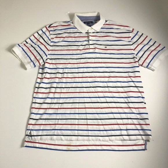 Tommy Hilfiger Size 2XL Men's‎ Polo Shirt Short Sleeve Classic Fit I60 - Picture 1 of 6